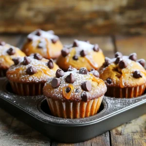 - 1 cup canned pumpkin puree - 1/2 cup vegetable oil - 1/2 cup brown sugar - 1/2 cup granulated sugar - 3 large eggs - 1 teaspoon vanilla extract - 2 cups all-purpose flour - 1 teaspoon baking soda - 1/2 teaspoon baking powder - 1 teaspoon ground cinnamon - 1/2 teaspoon ground nutmeg - 1/4 teaspoon ground ginger - 1/4 teaspoon salt - 1 cup chocolate chips - Optional: 1/2 cup chopped nuts (walnuts or pecans) The secret to these pumpkin chocolate chip bakery muffins lies in the ingredients. First, we use canned pumpkin puree. It gives the muffins a rich, moist texture. Next, we add vegetable oil. This keeps the muffins soft and fluffy. We also mix two types of sugar. Brown sugar adds depth, while granulated sugar gives a nice sweetness. You will need three large eggs. They help bind the mix and add moisture. Don’t forget the vanilla extract; it enhances the flavors. For the dry mix, we use all-purpose flour. Baking soda and baking powder create a nice rise. The spices are key too. Ground cinnamon, nutmeg, and ginger give a warm, cozy taste. Finally, a pinch of salt balances everything out. If you want a chocolatey touch, add one cup of chocolate chips. You can also throw in some chopped nuts for extra crunch. These ingredients come together to create a delightful treat that everyone will love! 1. Preheat your oven to 350°F (175°C). Line a muffin tin with paper liners or grease it lightly. This helps the muffins come out easily. 2. In a large mixing bowl, combine the wet ingredients: - 1 cup canned pumpkin puree - 1/2 cup vegetable oil - 1/2 cup brown sugar - 1/2 cup granulated sugar - 3 large eggs - 1 teaspoon vanilla extract Whisk these together until the mix is smooth. It should look creamy and well mixed. 3. In a separate bowl, whisk together the dry ingredients: - 2 cups all-purpose flour - 1 teaspoon baking soda - 1/2 teaspoon baking powder - 1 teaspoon ground cinnamon - 1/2 teaspoon ground nutmeg - 1/4 teaspoon ground ginger - 1/4 teaspoon salt Make sure there are no lumps. This mix gives the muffins their rise and flavor. 4. Gradually add the dry mix to the wet mix. Stir gently until just combined. Be careful not to overmix. A few lumps are okay; they will bake out. 1. Fold in chocolate chips. Use 1 cup of chocolate chips and, if you like, add 1/2 cup of chopped nuts. Walnuts or pecans work well. 2. Distribute the batter evenly into the muffin cups. Fill each cup about 2/3 full. This allows space for the muffins to rise. 3. Bake in the preheated oven for 18-22 minutes. To check for doneness, insert a toothpick into the center of a muffin. If it comes out clean, they are ready. Enjoy the smell of baking muffins filling your kitchen! - How to prevent overmixing Overmixing can make muffins tough. Mix just until you see no dry flour. This keeps your muffins light and fluffy. - Ideal muffin tin preparation techniques Always line your muffin tin with paper liners or grease it lightly. This helps muffins pop out easily after baking. You can also use silicone muffin cups for a fun twist. - Alternative options for sweeter muffins Want sweeter muffins? Add more chocolate chips or sprinkle some sugar on top before baking. You could also use maple syrup instead of some brown sugar for a unique flavor. - Presentation ideas, such as powdered sugar dusting Dust your muffins with powdered sugar for a nice touch. You can also drizzle some caramel sauce on top for extra sweetness. Serve them warm for the best taste. - Pairing with drinks or sides These muffins go well with coffee or tea. You can also serve them with fresh fruit or yogurt on the side for a balanced meal. Enjoy them as a snack or breakfast treat! {{image_2}} You can change the chocolate chip flavor easily. Try using dark chocolate chips or white chocolate chips. Each brings a new taste. For a fun twist, add mint chips or butterscotch chips. This adds a unique flavor to your muffins. If you want nut-free muffins, just leave out the nuts. You can also make dairy-free versions. Use plant-based milk instead of regular milk. Substitute coconut oil for the vegetable oil. This will keep your muffins moist and tasty. Let’s talk about seasonal twists. Pumpkin muffins fit right into the holidays. You can add spices like cloves or allspice for a warm flavor. These spices lift the pumpkin taste. For a pumpkin spice blend alternative, mix cinnamon, nutmeg, and ginger. This gives your muffins a cozy feel. You can even sprinkle some extra spices on top before baking. It adds a lovely aroma while they bake. To keep your pumpkin chocolate chip muffins fresh, use an airtight container. This helps to seal in moisture and flavor. I recommend placing them in a container lined with paper towels. The towels absorb excess moisture and keep muffins from getting soggy. Store them at room temperature for up to a week. If you need them to last longer, consider freezing. You can freeze whole muffins or individual servings. If you freeze whole muffins, wrap each one in plastic wrap. Then, place them in a freezer bag. This protects them from freezer burn. For individual servings, just place them in a bag or container. When you're ready to enjoy them, thaw in the fridge overnight. To reheat, pop them in the microwave for about 20 seconds. They will taste fresh and delicious! Can I substitute fresh pumpkin for canned? Yes, you can use fresh pumpkin. Cook and mash it well. Canned pumpkin is smooth and saves time. Fresh pumpkin may need more moisture. How do I know when the muffins are done baking? Check with a toothpick. Insert it into the center. If it comes out clean, the muffins are ready. They should be golden on top. What are some common add-ins for this recipe? You can add nuts like walnuts or pecans. Dried fruits or seeds also work well. Adjust the amount of chocolate chips if you want more sweetness. How long do these muffins last at room temperature? These muffins can last about a week. Keep them in an airtight container. If you notice any moisture, eat them sooner. Can I make mini muffins using this recipe? Absolutely! Just fill each mini cup about halfway. Bake for 10-15 minutes, checking for doneness. Mini muffins are perfect for snacks or parties. You now have all the tools to make delicious pumpkin chocolate chip muffins. Start with simple ingredients and clear steps to ensure success. Remember to mix wet and dry items carefully and keep an eye on baking time. You can add your own twists and tips to make these muffins truly yours. With proper storage, they can last for days. This recipe is easy to follow and perfect for anyone looking to enjoy a tasty treat. Happy baking!