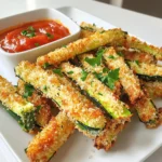 - Zucchini and their preparation - Use 2 medium zucchinis. - Cut them into fries about 1/4 inch thick. - This size helps them cook evenly. - Coating ingredients - 1/2 cup all-purpose flour for the first dip. - 2 large eggs, beaten, for a sticky layer. - 1 cup panko breadcrumbs for crunch. - 1/2 cup grated Parmesan cheese adds flavor. - Spices and seasoning details - 1 teaspoon garlic powder for a savory touch. - 1 teaspoon oregano for a hint of earthiness. - 1/2 teaspoon paprika for a slight kick. - Salt and pepper to taste, enhancing all flavors. - Cooking spray options - Use cooking spray for a light coat. - You can also drizzle olive oil for extra crispiness. - This step ensures they cook nicely in the air fryer. First, you need to preheat your air fryer. Set it to 400°F (200°C). Preheating helps achieve the right crispiness. This step usually takes about 3 to 5 minutes. Now, let’s get to the fun part: coating the zucchini fries. You will need three bowls. - First bowl: Fill it with 1/2 cup of all-purpose flour. - Second bowl: Beat 2 large eggs and pour them in. - Third bowl: Mix 1 cup of panko breadcrumbs, 1/2 cup of grated Parmesan cheese, and 1 teaspoon each of garlic powder and oregano. Add 1/2 teaspoon of paprika and salt and pepper to taste. Now, take each zucchini fry. Dip it into the flour first. Shake off any extra flour. Next, dip it in the beaten eggs. Make sure it is fully coated. Finally, roll the fry in the panko mixture. Press down lightly to help it stick. Proper coating gives you that crunchy texture you want. For cooking, place the coated zucchini fries in the air fryer basket. Make sure they are in a single layer. This helps them cook evenly. If you have a lot, cook them in batches. Lightly spray the fries with cooking spray or drizzle some olive oil over them. This adds to the crispiness. Set the timer for 12 to 15 minutes. Remember to flip the fries halfway through. This ensures they cook evenly and get golden all around. Once they are done, take them out and enjoy! For crispy zucchini fries, the right time and temperature matter. Set your air fryer to 400°F (200°C). Cook for 12-15 minutes. Flip the fries halfway for even crispiness. Using cooking spray helps too. Lightly spray the fries before cooking. This adds a golden finish. If you want, drizzle a bit of olive oil on for extra crunch. Dipping sauces make zucchini fries even better. Marinara sauce is a classic choice. Ranch dressing also pairs well. For a fun twist, try garlic aioli. When serving, use a colorful platter. Arrange the fries neatly. Add fresh parsley on top. A lemon wedge can brighten the plate. Avoid overcrowding the air fryer basket. This can lead to soggy fries. Cook in batches if needed. Ensure the coating sticks well. Shake off excess flour and egg mixture. Press the panko mix onto the zucchini. This helps the coating stay put during cooking. {{image_2}} You can switch Parmesan for other cheeses. Try using mozzarella for a gooey texture. Cheddar adds a sharp taste. For a bolder flavor, use aged Gouda. Just remember, different cheeses may change the crispiness. To boost flavor, add spices like cayenne for heat. You can sprinkle some onion powder for sweetness. Fresh herbs like basil or thyme can brighten the dish. Mix these herbs into the panko for a fresh taste. If you're looking for low-carb options, try almond flour instead of all-purpose flour. For gluten-free breading, use crushed gluten-free crackers. Air frying is healthier than baking since it uses less oil. Plus, air frying keeps the zucchini crispy and fun to eat. To keep your leftover Parmesan zucchini fries fresh, use airtight containers. Glass or plastic containers work well. Make sure they are sealed tightly. Store the fries in the fridge. They will last up to three days. If you plan to eat them later, avoid stacking them. This helps keep them from getting soggy. To reheat your fries and keep them crispy, use the air fryer again. Preheat it to 350°F (175°C). Place the fries in the basket in a single layer. Heat for about 5-7 minutes, flipping halfway through. This method revives their crunchiness. Avoid using the microwave, as it can make them soft. You can freeze the fries before or after cooking. To freeze before cooking, coat them and place them on a baking sheet. Freeze them for about an hour until solid, then transfer to a freezer bag. They can stay frozen for up to two months. If you freeze them after cooking, let them cool first. Store them in airtight containers or bags. Cooked fries can last up to one month in the freezer. Yes, you can! Zucchini is great, but other veggies work too. Try these: - Eggplant: Slice into fries and coat like zucchini. - Sweet potatoes: Cut into sticks for a sweet twist. - Carrots: They add color and a nice crunch. - Bell peppers: Slice them into strips for a tasty option. Feel free to experiment with your favorites. Just adjust cooking times based on thickness. Look for a golden brown color. This shows they are crispy and ready. When you tap them, they should feel firm. If they look soft or pale, they may need more time. Always flip halfway through cooking for even crispness. These fries pair well with many tasty sides. Here are some ideas: - Marinara sauce: A classic dip for extra flavor. - Ranch dressing: Creamy and cool, it balances the crunch. - Garlic aioli: A rich dip that adds a gourmet touch. - Serve with a fresh salad for a light meal. You can mix and match these options for fun and flavor! We've explored how to make delicious air fryer zucchini fries from start to finish. You learned about the ingredients and the step-by-step process, from preparation to cooking. I shared tips for extra crispiness, serving ideas, and common mistakes to avoid. Finally, we discussed variations and storage methods. In my view, these zucchini fries are a tasty and healthy snack. With practice, you'll perfect this simple recipe and enjoy crispy fries anytime. Dip them, serve them, and impress your friends!