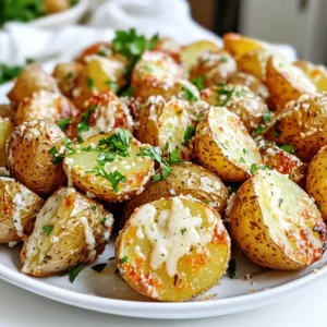 To make Air Fryer Garlic Parmesan Potatoes, you need: - 1.5 pounds baby potatoes, halved - 3 tablespoons olive oil - 4 cloves garlic, minced - 1 teaspoon dried oregano - 1 teaspoon smoked paprika - 1/2 cup grated Parmesan cheese - Salt and pepper to taste - Fresh parsley, chopped (for garnish) You can boost the taste with: - Red pepper flakes for heat - Lemon zest for brightness - Fresh herbs like thyme or rosemary Choose good quality ingredients for the best flavor: - Baby potatoes are small and tender, perfect for this dish. - Use fresh garlic for a strong aroma and taste. - Choose a high-quality Parmesan cheese for a rich, nutty flavor. Grate it fresh for the best result. First, set your air fryer to 400°F (200°C). Preheat it for about 5 minutes. This step helps the potatoes cook evenly and get crispy. Next, take 1.5 pounds of baby potatoes and cut them in half. In a large bowl, mix the halved potatoes with 3 tablespoons of olive oil. Add 4 cloves of minced garlic, 1 teaspoon of dried oregano, and 1 teaspoon of smoked paprika. Sprinkle in salt and pepper to taste. Toss everything together well. This will coat the potatoes nicely with flavor. Now, add 1/2 cup of grated Parmesan cheese to the bowl. Mix gently to spread the cheese evenly. Be careful not to clump the cheese. Place the seasoned potatoes in the air fryer basket. Make sure to arrange them in a single layer. If your air fryer is small, cook in batches. Cook them for 15-18 minutes. Shake the basket halfway through cooking. This ensures all sides get crispy and brown. Once the potatoes are done, transfer them to a serving dish. Garnish with fresh parsley for a nice pop of color. These garlic Parmesan potatoes can be a side dish for grilled chicken or fish. You can also enjoy them as a tasty appetizer with your favorite dipping sauce on the side. To cook your Air Fryer Garlic Parmesan Potatoes evenly, start by halving the baby potatoes. This step helps them cook at the same rate. Make sure to coat them well with olive oil and seasoning. Use a large bowl to toss them. When placing them in the air fryer, arrange them in a single layer. Avoid stacking them. If your air fryer is small, cook in batches. For extra crispiness, use a light touch of olive oil. Too much oil can make them soggy. Another tip is to shake the basket halfway through cooking. This helps the hot air reach all sides. If you want an even crunchier texture, add a bit more grated Parmesan cheese halfway through. This will melt and create a crispy layer. One common mistake is overcrowding the air fryer basket. If the potatoes are packed tightly, they won’t crisp up. Another mistake is not preheating the air fryer. Preheating ensures the potatoes start cooking right away. Lastly, avoid skipping the seasoning. Garlic, oregano, and paprika add flavor. Don’t forget the salt and pepper! {{image_2}} You can change the flavor by using different seasonings. Try adding cumin for warmth. Or use a pinch of chili powder for some heat. Italian seasoning gives a fresh taste. You can also mix in fresh herbs like rosemary or thyme for added flavor. Experiment with what you like best. Parmesan is great, but many cheeses work well too. Cheddar adds a rich, sharp taste. Asiago brings a nutty flavor that pairs well with garlic. You could even use mozzarella for a gooey texture. A mix of cheeses can create a fun and tasty twist. Make this dish heartier by adding veggies or proteins. Bell peppers and onions roast well with the potatoes. Try adding broccoli for a colorful crunch. For protein, consider cooked chicken or shrimp. This will turn your side dish into a full meal. You can adjust the cooking time based on what you add. To store leftover garlic Parmesan potatoes, let them cool first. Place them in an airtight container. Make sure to seal it well to keep them fresh. Store the container in the fridge. They will last about 3 to 4 days. When ready to eat, you can reheat them. The best way to reheat these potatoes is in the air fryer. Set the air fryer to 350°F (175°C). Place the potatoes in the basket for about 5 to 7 minutes. This keeps them crispy. You can also use the oven. Preheat it to 350°F (175°C) and bake for about 10 minutes. For a quick option, use the microwave, but this may make them soft. If you want to prep ahead, you can store the seasoned potatoes before cooking. After mixing them with oil and spices, place them in an airtight bag. Keep the bag in the fridge. Use them within 24 hours for the best taste. This way, you can enjoy a quick meal when you're ready to cook. Yes, you can use different potatoes. Russet or Yukon Gold work well. Just remember to cut them into even pieces. This helps them cook evenly. You can also use sweet potatoes for a twist on flavor. To spice things up, add red pepper flakes. You can also mix in cayenne pepper. Start with a little, then taste. If you want more heat, add more. You can also try spicy garlic powder for extra flavor. These potatoes go great with many sauces. Try ranch dressing for a creamy dip. Ketchup is a classic choice too. You could also use a garlic aioli for a tasty mix. For a zesty flavor, serve them with a spicy salsa. In this post, we explored the key ingredients for garlic parmesan potatoes, both required and optional. I provided step-by-step instructions for preparing and cooking them in the air fryer. We discussed tips for perfect cooking and shared fun variations to try. Lastly, I covered how to store leftovers and answered common questions. These potatoes are simple to make and full of flavor. Enjoy experimenting with them in your own kitchen!