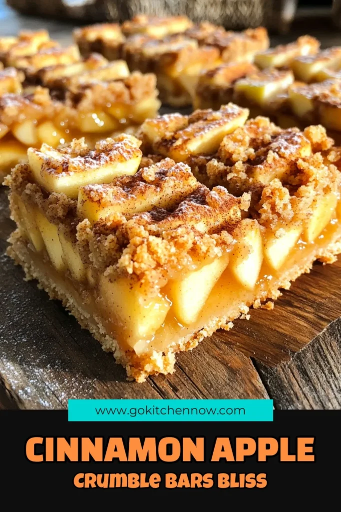 Indulge in the delightful taste of Cinnamon Apple Crumble Bars! These easy-to-make treats are packed with juicy apples, warm cinnamon, and a buttery crumble that will satisfy your sweet tooth. Perfect for a snack or dessert, these bars are sure to impress your family and friends. Discover the simple recipe and make your kitchen smell amazing! Click to explore these mouthwatering Cinnamon Apple Crumble Bars now! #DessertRecipes #AppleCrumble #BakingGoals #SweetTreats