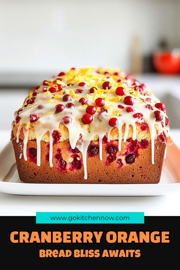 Indulge in the delightful flavors of Cranberry Orange Bliss Bread! This easy recipe combines fresh cranberries and zesty orange for a sweet, tangy treat that's perfect for any occasion. With simple ingredients and an irresistible vanilla glaze, your kitchen will smell amazing while baking. Want to impress your friends and family? Click through to explore this delicious recipe and elevate your baking game today! #CranberryOrangeBread #BakingRecipes #DeliciousDesserts #HolidayTreats