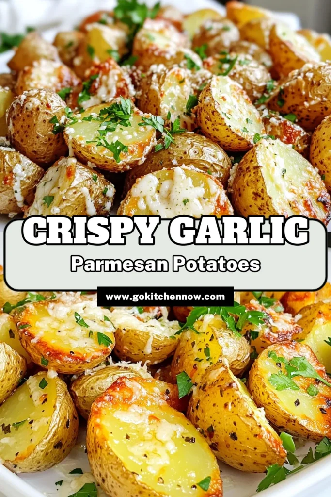 Indulge in the deliciousness of Air Fryer Garlic Parmesan Potatoes! This easy-to-follow recipe features baby potatoes tossed in olive oil, garlic, and spices, then air-fried to perfection with a crispy Parmesan coating. Ready in just 30 minutes, they make a fantastic side dish or appetizer. Click through to explore this mouthwatering recipe and elevate your cooking game today! #AirFryerRecipes #GarlicParmesan #EasySideDishes #PotatoLovers
