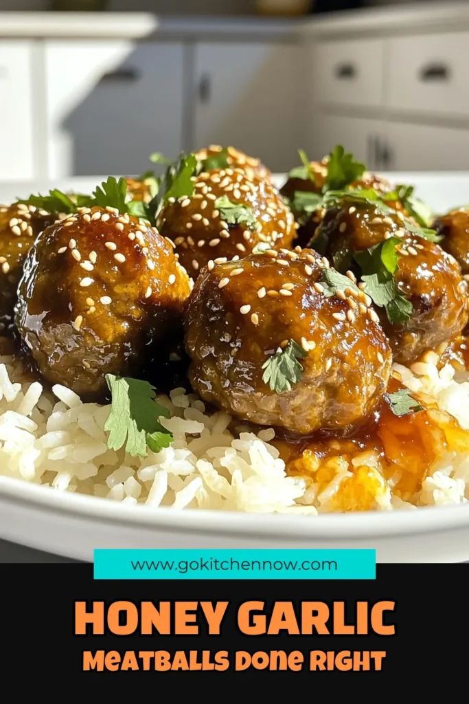 Delicious Sweet & Savory Honey Garlic Meatballs are just a recipe away! With ground beef or turkey, breadcrumbs, and a mouthwatering honey garlic sauce, this dish is perfect for a cozy dinner or party appetizer. Simply mix, form, and let your slow cooker do the work. Curious about the full recipe? Click through to explore all the fun cooking details and presentation tips! #HoneyGarlicMeatballs #EasyRecipes #SlowCookerMeals #DeliciousDinner