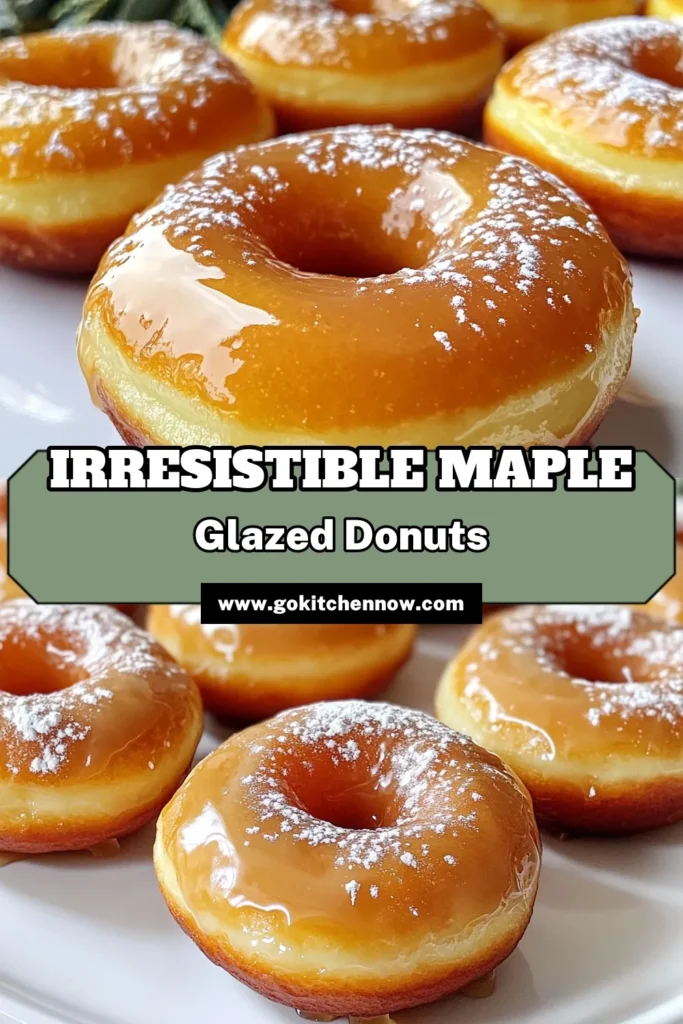 Indulge in the sweet, comforting taste of homemade maple glazed donuts! This easy recipe combines simple ingredients for a delicious treat perfect for any occasion. With easy-to-follow steps, you’ll learn how to create light, fluffy donuts coated in rich maple glaze that will impress everyone. Ready to satisfy your cravings? Click through to explore the full recipe and start baking today! #MapleGlazedDonuts #BakingRecipes #DonutLovers #HomemadeTreats