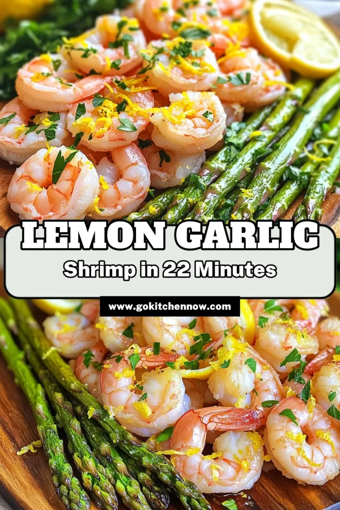 Indulge in the flavors of Zesty Lemon Garlic Shrimp & Asparagus with this easy and delicious recipe! Perfect for a quick weeknight dinner, this dish combines succulent shrimp and tender asparagus tossed in a vibrant lemon garlic sauce. In just 22 minutes, you'll have a delightful meal that impresses. Ready to spice up your dinner routine? Click to explore the full recipe and enjoy a burst of freshness on your plate!