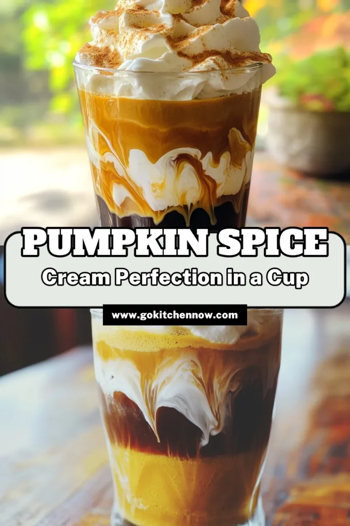 Indulge in fall flavors with this easy Pumpkin Spice Cream Cold Brew recipe! With just a few simple ingredients, you can create a deliciously creamy coffee treat that's perfect for any day. Blend pumpkin puree, almond milk, and spices for a delightful topping over cold brew coffee. This quick recipe takes only 10 minutes, so grab your favorite mug and taste the season! Click to explore the full recipe and enjoy! #PumpkinSpice #ColdBrewCoffee #FallRecipes #CoffeeLovers