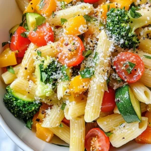 Pasta Primavera Flavorful and Colorful Vegetable Dish
