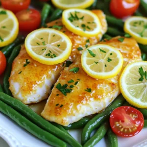 Lemon Garlic Tilapia Sheet Pan Healthy and Simple Dish