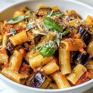 Roasted Eggplant Pasta Flavorful and Simple Dish