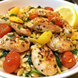 Lemon Chicken Orzo Flavorful and Simple Recipe