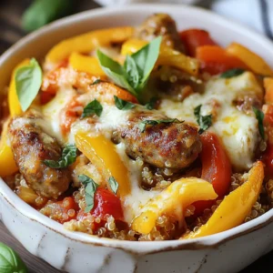 Italian Sausage Pepper Casserole Hearty and Flavorful Dish