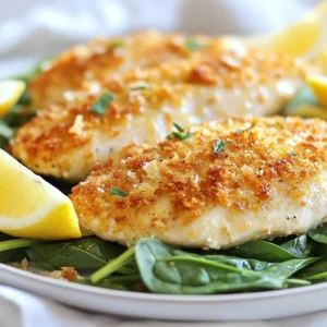 Lemon Pecorino Crusted Chicken Flavorful Dinner Idea
