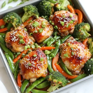 Sheet Pan Teriyaki Chicken & Veggies Flavor Boost