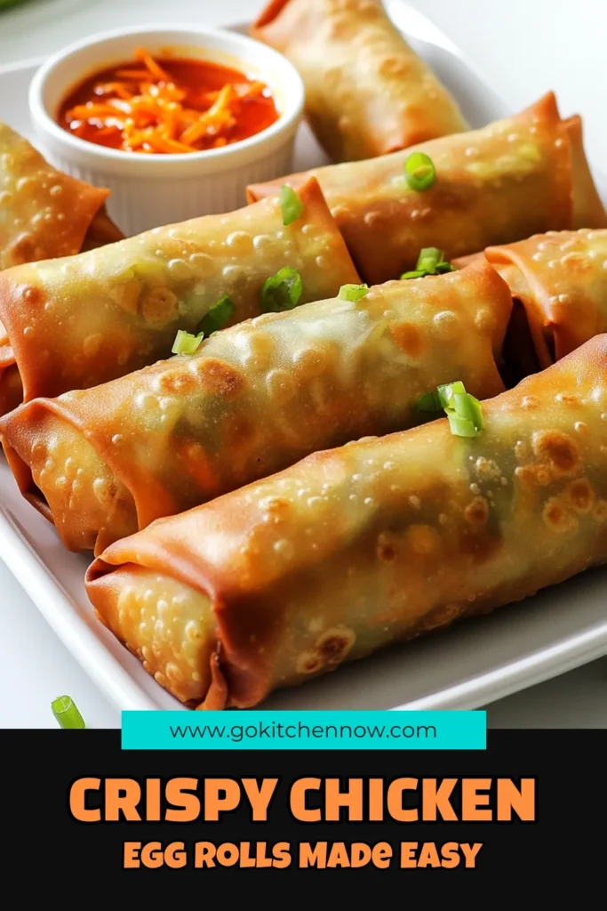 Get ready to indulge in crispy Air Fryer Chicken Egg Rolls that are both delicious and easy to make! With a savory filling of ground chicken, fresh veggies, and authentic Asian flavors, these egg rolls are perfect for a quick snack or appetizer. Follow our simple steps for a golden, crispy finish, and don’t forget to serve them with sweet chili sauce. Click to explore the recipe and elevate your cooking today! #AirFryerRecipes #ChickenEggRolls #HealthySnacks #EasyRecipes