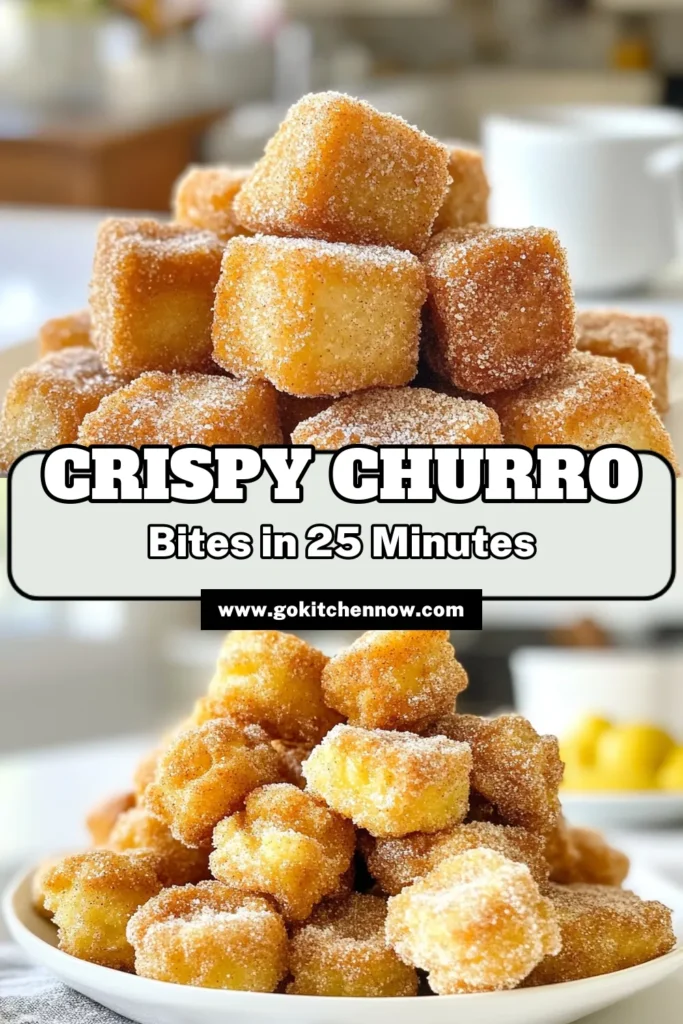 Indulge in these crispy air fryer churro bites that are perfect for satisfying your sweet cravings. This easy churro bites recipe is simple to follow, making air fried desserts a breeze to prepare. With a delightful coating of cinnamon sugar, these crispy churros recipe will be a hit for any occasion. Try making these delicious cinnamon sugar churros tonight! Save this recipe for later! #AirFryerChurroBites #EasyChurroBites #CinnamonSugarChurros #AirFriedDesserts