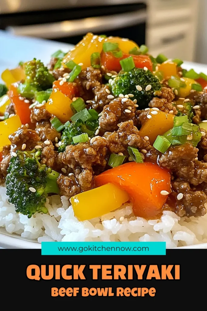Discover the delicious flavor of savory ground beef teriyaki with this quick teriyaki beef recipe! This healthy meal prep idea combines ground beef stir fry with fresh veggies for a nutritious dinner that’s easy to make. Whip up our easy teriyaki sauce recipe and enjoy perfectly meal-prepped containers ready for the week. Save this recipe for a quick and tasty weeknight meal! #GroundBeefTeriyaki #MealPrep #HealthyRecipes #QuickDinnerIdeas