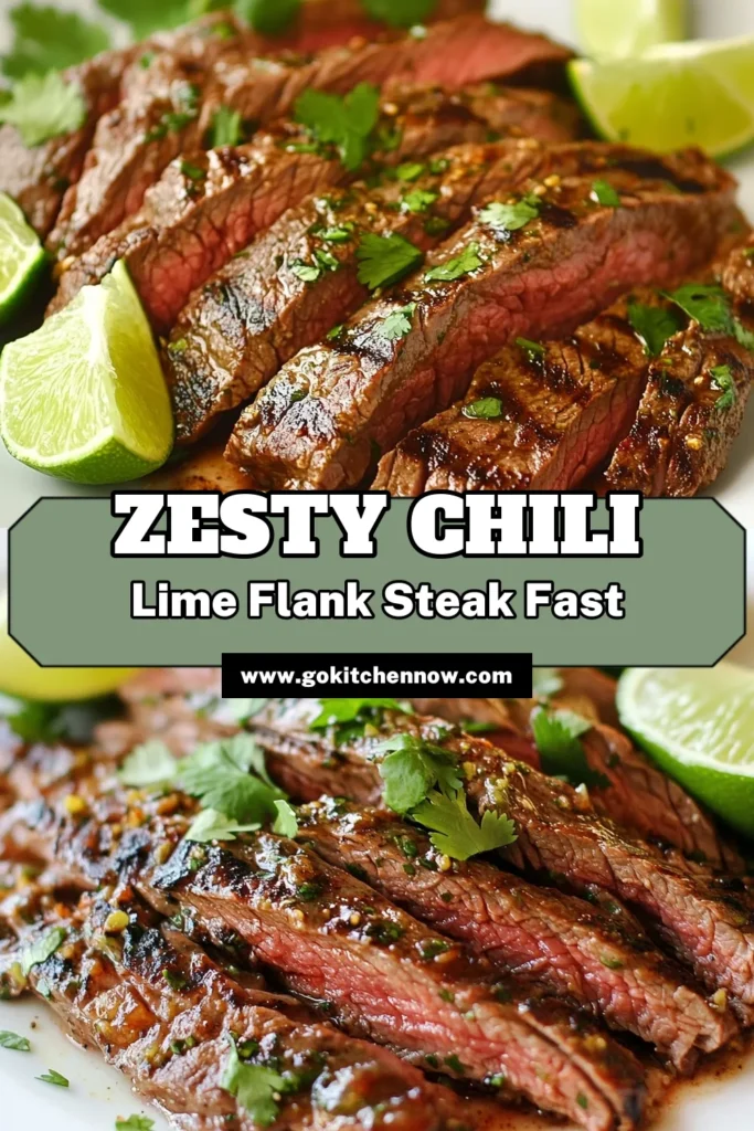 Discover the ultimate flank steak recipe with this Minute Chili Lime Flank Steak! Perfect for a quick meal, this chili lime steak features a delicious blend of spices and a simple quick steak marinade. Learn how to grill flank steak to perfection and enjoy juicy flavors that your family will love. Ideal for busy weeknights, save this recipe for an easy grilled flank steak dinner tonight! #FlankSteakRecipe #ChiliLimeSteak #GrilledFlankSteak #QuickSteakMarinade