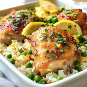 - Chicken and Rice Components - 4 bone-in, skinless chicken thighs - 1 cup long-grain white rice - 2 cups low-sodium chicken broth - 1 medium onion, diced - 3 cloves garlic, minced - Herbs and Seasonings - 1 lemon (zested and juiced) - 1 teaspoon dried thyme - 1 teaspoon dried oregano - 1 teaspoon paprika - Salt and pepper to taste - Optional Garnish - 1 cup frozen peas - Fresh parsley for garnish Gather these simple ingredients first. The chicken thighs give great flavor. The rice absorbs all that tasty broth. The onion and garlic add depth. Fresh lemon brightens the dish. Use dried herbs for ease. Adjust the salt and pepper to your taste. The frozen peas add a nice pop of color. Don't forget the parsley for a fresh touch! With these ingredients, you will create a warm and comforting meal. It’s easy to prep and super satisfying. Enjoy the cooking process as much as the eating! {{ingredient_image_1}} Seasoning Techniques First, take your chicken thighs. Season them well with salt, pepper, paprika, thyme, and oregano. This mix gives the chicken a great flavor. You want to make sure every piece gets coated. Set them aside for a moment while you prepare the slow cooker. Layering Ingredients in the Slow Cooker In your slow cooker, add the diced onion and minced garlic. This base will add depth to the dish. Next, lay your seasoned chicken thighs on top. Sprinkle the uncooked long-grain rice evenly over the chicken. This rice will soak up all the tasty juices. Lastly, pour the chicken broth over everything. Do not stir just yet! Add your lemon juice and zest on top. Gently mix without disturbing the rice too much. Setting Up the Slow Cooker Once everything is in the slow cooker, cover it with the lid. Make sure it fits snugly. This helps to trap all the heat and moisture inside. Cooking Time and Temperature Set your slow cooker to low. Cook for 6 to 8 hours. The chicken should be tender, and the rice should be fully cooked. This slow cooking allows the flavors to blend nicely. Adding Peas and Adjusting Seasoning With 30 minutes left to cook, add the frozen peas. Stir gently to mix them in. This adds color and a sweet pop to the dish. After cooking, taste the dish. Adjust the seasoning with more salt and pepper if needed. Serving Suggestions When it's time to serve, dish the chicken and rice into bowls. Garnish with fresh parsley for a nice touch. This makes the meal look bright and inviting. Enjoy your delicious Slow Cooker Lemon Herb Chicken and Rice! Herb Substitutions If you want a twist, use fresh herbs. Fresh thyme or oregano work great. You can also try rosemary for a strong flavor. Mix and match to find your favorite. Cooking Techniques for Tender Chicken To keep your chicken juicy, season it well. Use salt, pepper, paprika, thyme, and oregano. Let it sit for a few minutes before cooking. This helps the flavors sink in. Common Mistakes to Avoid Don’t skip rinsing the rice. Rinsing removes excess starch and keeps it from getting mushy. Also, avoid adding too much liquid. Stick to the recipe for the right rice-to-broth ratio. Checking Doneness Check the rice about 30 minutes before the cooking time ends. It should be soft but not mushy. If it's undercooked, let it cook longer. The chicken should be tender and pull apart easily. Meal Prep Ideas You can prep your ingredients the night before. Chop the onion and garlic, and season the chicken. Store them in the fridge for a quick meal the next day. Leftover Utilization Leftovers are a gift! Use them in salads or wraps. You can also mix the chicken and rice into a soup. Just add broth, veggies, and heat it up for a new meal. Pro Tips Use Fresh Herbs: If possible, use fresh thyme and oregano instead of dried for a more vibrant flavor profile. Brown the Chicken: For added depth of flavor, consider searing the chicken thighs in a skillet before placing them in the slow cooker. Don’t Skip the Zest: The lemon zest adds a bright and aromatic element that elevates the overall taste of the dish. Adjust Cooking Time: Cooking times can vary based on the slow cooker, so check the chicken for tenderness and the rice for doneness periodically. {{image_2}} Chicken Alternatives You can swap bone-in chicken thighs for other cuts. Try boneless thighs or chicken breasts. Each cut offers a different taste and texture. You can also use turkey if you want a leaner option. Rice and Grain Options Long-grain white rice is great, but you can try brown rice. It adds a nutty flavor. Quinoa or farro also works well. These grains bring extra fiber and nutrients. Just adjust the cooking time for these options. Adding Vegetables Boost the nutrition by adding veggies. Carrots, bell peppers, or spinach fit in nicely. Just chop them up and toss them in with the chicken. They will cook down and add flavor. Spicy Variations Want some heat? Add red pepper flakes to the seasoning. You can also mix in jalapeños for a kick. This change makes the dish exciting and full of flavor. Using Skinless Chicken For a lighter meal, use skinless chicken. This simple swap cuts down on fat. Skinless chicken still stays juicy when cooked slowly. Alternative Broth Choices Choose vegetable broth for a meat-free version. You can also use low-sodium broth to keep it light. This change keeps the flavors bright without extra calories. After cooking, let the chicken and rice cool down. Place leftovers in an airtight container. This keeps the dish fresh for up to three days. Ensure you store it in the fridge. Always label the container with the date. This helps you track how long it has been stored. To freeze, first cool the chicken and rice completely. Then, portion it into freezer-safe bags or containers. Remove as much air as possible to prevent freezer burn. Properly stored, it can last up to three months in the freezer. When you're ready to enjoy it again, thaw in the fridge overnight. When reheating, use the stovetop or microwave for best results. For the stovetop, add a splash of broth to keep it moist. Heat on low, stirring gently to combine flavors. If using the microwave, cover the container to trap steam. Heat in short bursts, stirring in between to ensure even warmth. This way, your chicken and rice will taste just as good as when you first made it. Yes, you can use boneless chicken thighs. They cook faster than bone-in thighs. Keep in mind that the cooking time might reduce to about 5-6 hours. Boneless thighs can be juicy and tender. Check the internal temperature with a meat thermometer. The chicken should reach 165°F (75°C). If you don’t have a thermometer, cut into the thickest part. The meat should be white and juices should run clear. This dish pairs well with simple sides. Try a fresh green salad, steamed veggies, or crusty bread. You can also serve it with a tangy lemon wedge for added flavor. I do not recommend using instant rice. Instant rice cooks much faster than long-grain rice. If you use instant rice, add it in the last 15 minutes of cooking. Store leftovers in an airtight container. They will last in the fridge for 3-4 days. If you want to keep them longer, freeze the chicken and rice for up to 2-3 months. This blog post guides you through making Slow Cooker Lemon Herb Chicken and Rice. You learned about all the ingredients, cooking steps, and tips for making a tasty meal. I shared easy ways to change up the recipe and store leftovers. In the end, using a slow cooker means less work for you and more flavor in every bite. Enjoy creating this dish to share with friends and family!