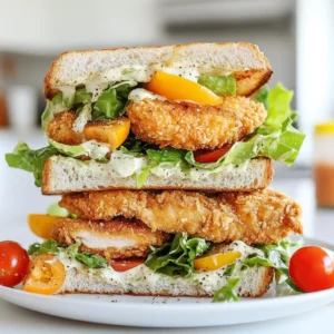 Chicken Caesar Sandwich Flavorful and Satisfying Meal