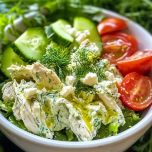 Tzatziki Chicken Salad Refreshing and Simple Meal