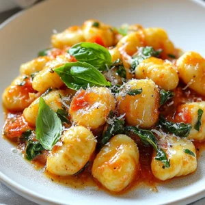 Tomato Spinach Gnocchi Easy and Flavorful Recipe