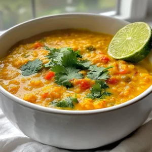Thai Coconut Red Lentil Soup Flavorful and Simple Recipe