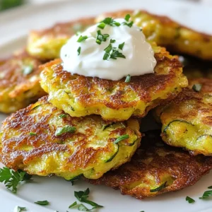 Crispy Zucchini Fritters Simple and Flavorful Recipe