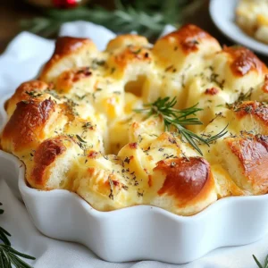 Cheesy Pull-Apart Christmas Bread Festive and Fun