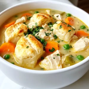 Savory Chicken Pot Pie Soup Comforting Kitchen Favorite