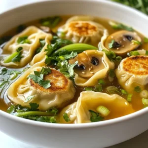Minute Potsticker Soup Simple and Flavorful Delight