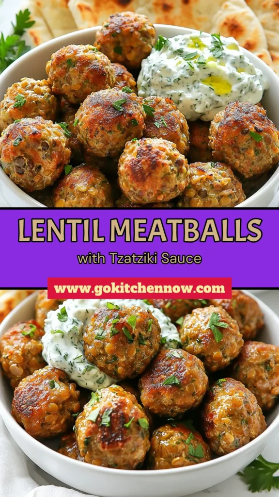 Discover the deliciousness of baked lentil meatballs paired with a refreshing Greek tzatziki recipe! These vegan Greek meatballs are a healthy twist on Mediterranean meatball dishes, perfect for anyone craving wholesome flavors. Packed with nutritious ingredients, this recipe is an excellent addition to your healthy lentil recipes. Try it out today and elevate your meal prep! Don’t forget to save for later! #VeganRecipes #MediterraneanDiet #HealthyEating #PlantBasedCooking