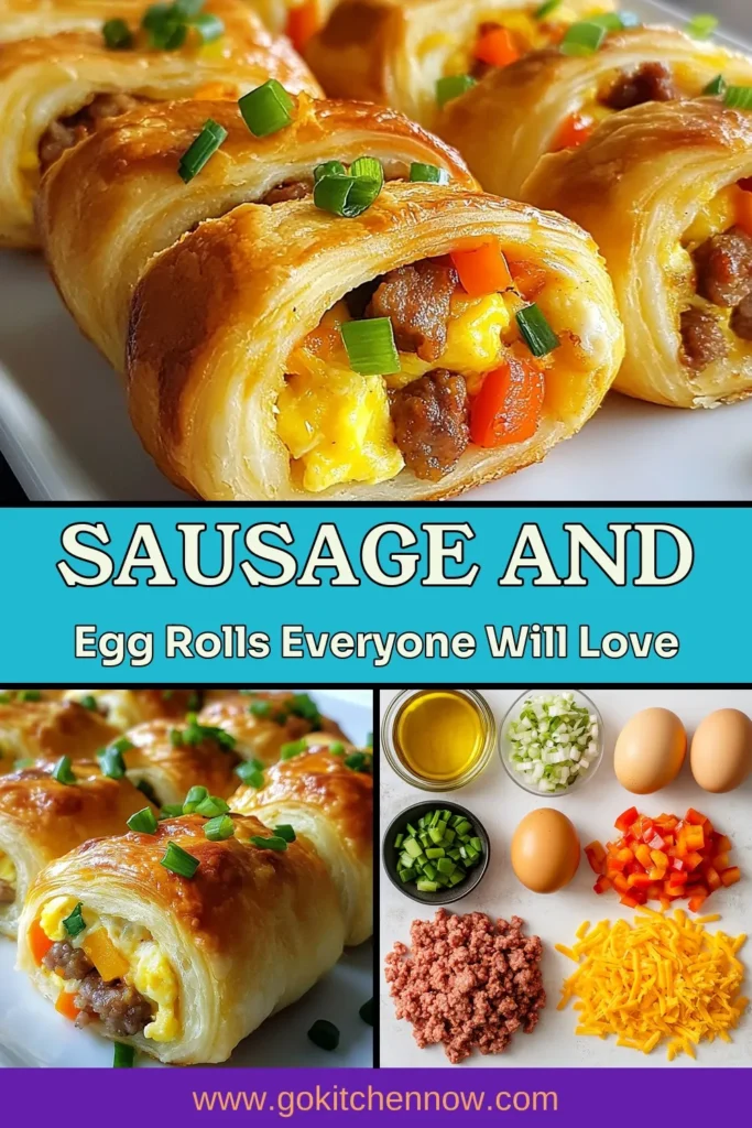 Start your mornings right with these delicious sausage egg breakfast rolls! Packed with savory goodness, they're perfect for anyone looking for easy breakfast recipes. Using crescent dough, these filled breakfast pastries are quick and simple to make. Serve them warm for a delightful addition to your brunch table. Try this recipe for a satisfying meal everyone will love! Save for later and enjoy! #SausageEggBreakfastRolls #EasyBreakfastRecipes #SavoryBreakfastRolls #CrescentRollBreakfastIdeas