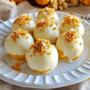 Pumpkin Cheesecake Truffles Creamy Bite-Size Treats