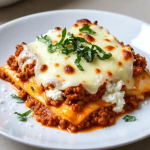Homemade Beef Lasagna Flavorful and Satisfying Dish