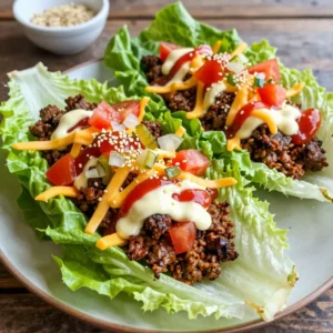 Big Mac Lettuce Wraps That Pack a Flavor Punch