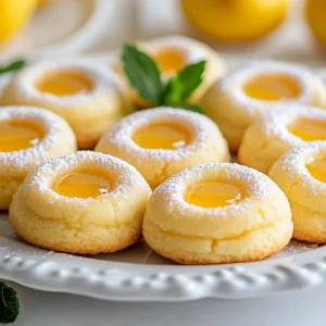 Lemon Curd Thumbprint Cookies Delightful and Easy Treat